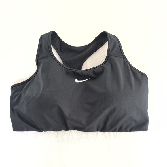 Nike Fully Padded High Impact Sports Bra Black Women's 3X - Picture 1 of 8